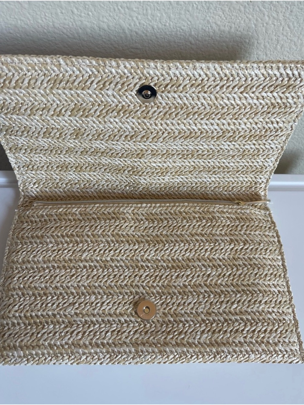Dior Raffia clutch - Picture 3 of 4
